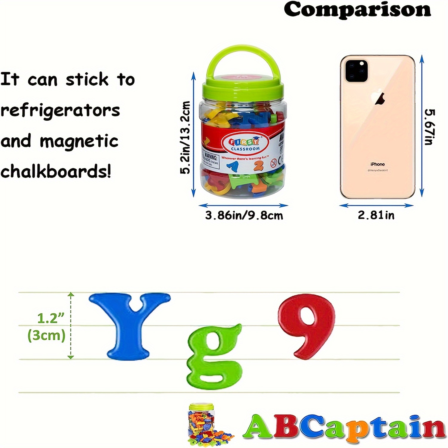 78 PCS Magnetic Letters Number - Kids Education Number 评论和价格