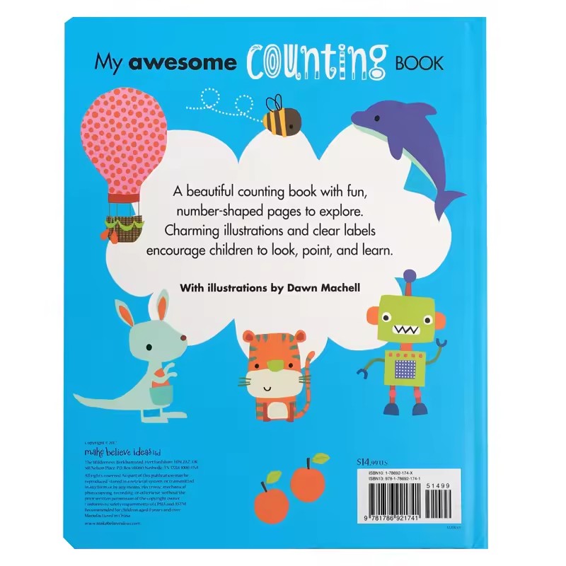 My Awesome Counting Book - Eng - Kids Education Number 评论和价格
