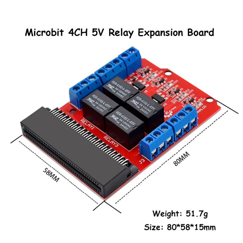 A40I Microbit 4 Channel Relay  - Kids Education Channel 评论和价格