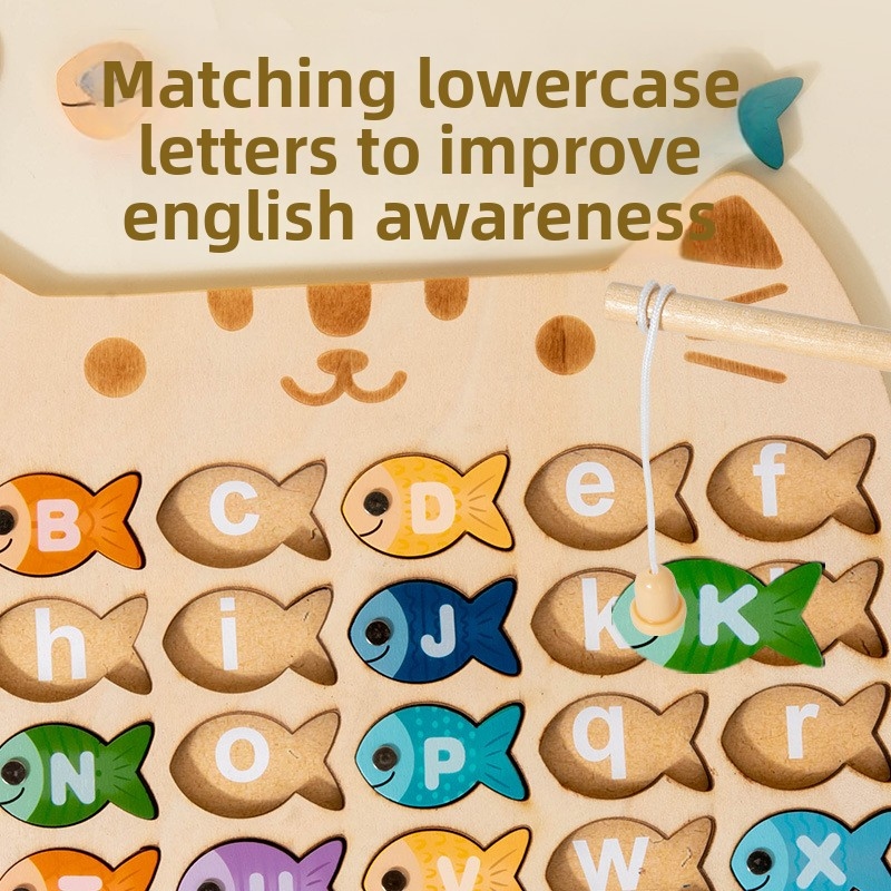 Wooden Magnetic Fishing Game K - Abc Kids Early Education 评论和价格