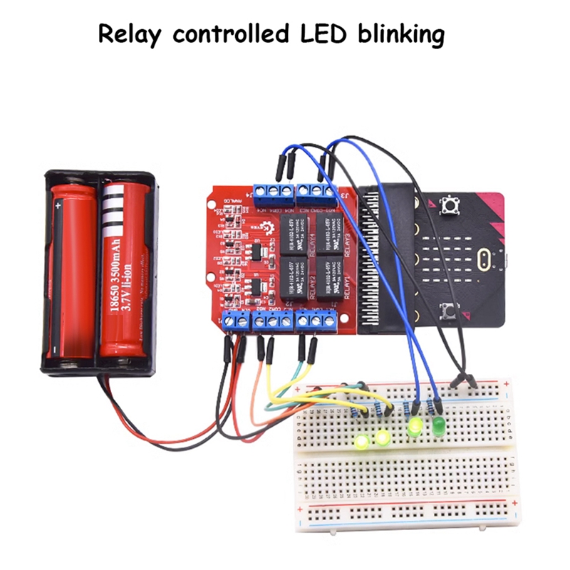 Microbit 4 Channel Relay Modul - Kids Education Channel 评论和价格