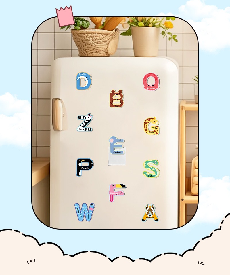 52Pcs Alphabet Magnetic Fridge - Abc Kids Early Education 评论和价格