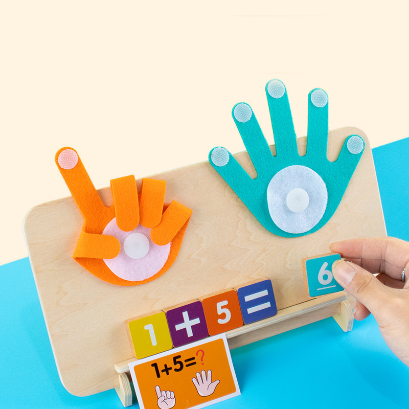 Kids Montessori Toys Wooden Fi - Kids Education Number 评论和价格