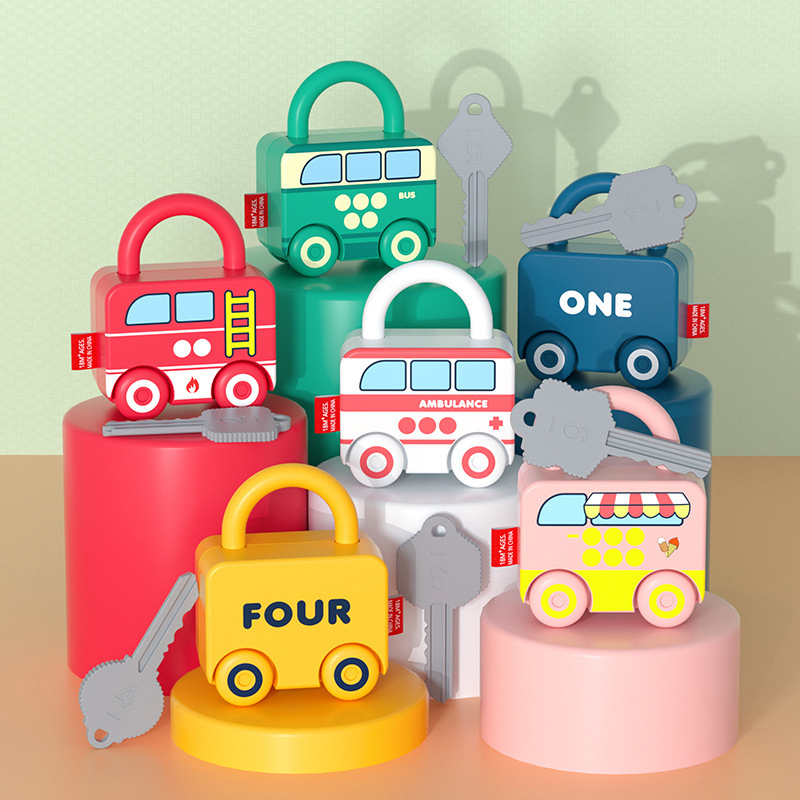 Baby Learning Lock with Key Ca - Kids Education Number 评论和价格