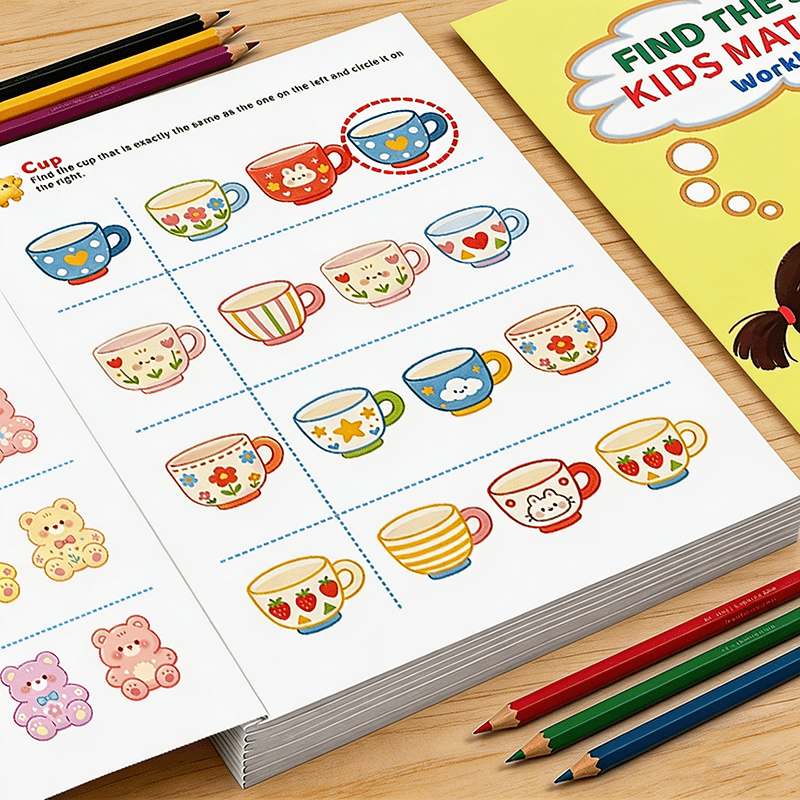 Find The Same Matching Workboo - Kids Education Activities 评论和价格