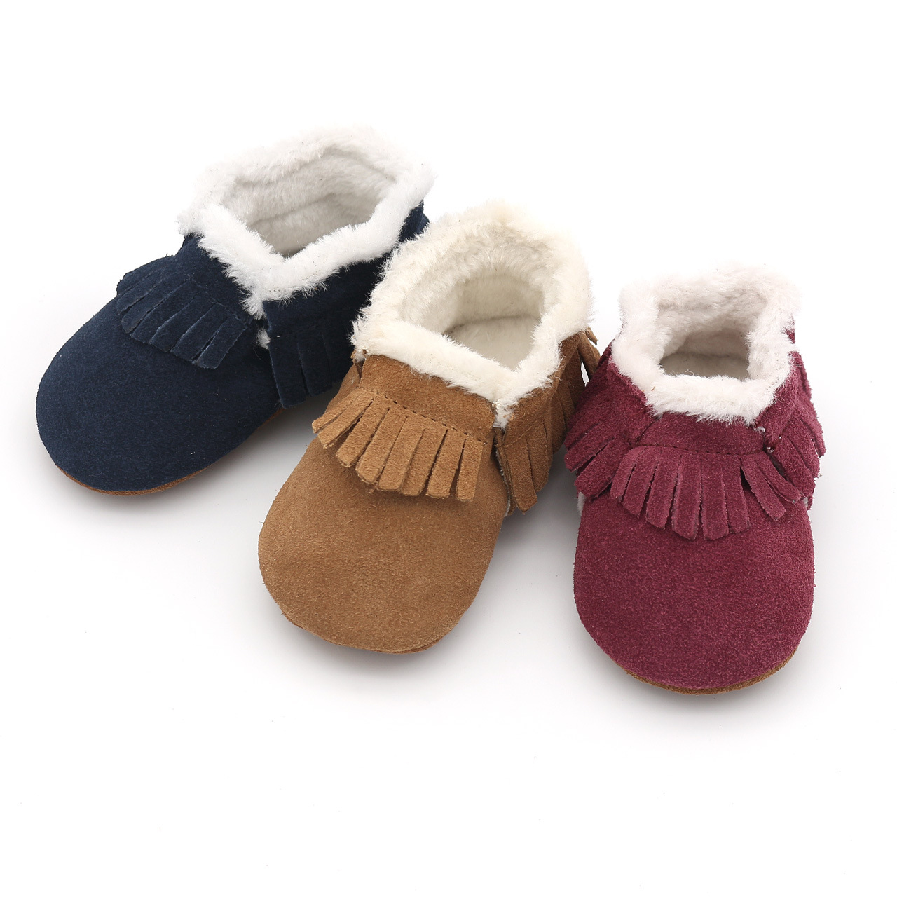 Baby Winter Leather Casual Cri - Kids First Education 评论和价格